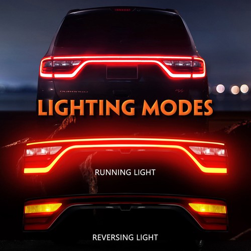 For 2014-22 Dodge Durango LED Tail Light Lamp Liftgate W/Camera Hole 68453659AA - Bild 3 von 11