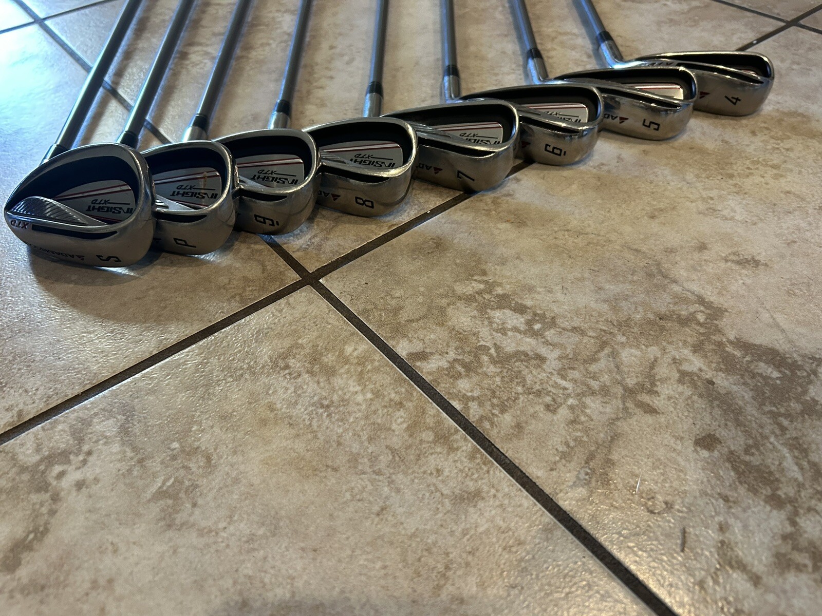 Adams Insight XTD Iron Set 49, PW, SW Graphite Lightweight High