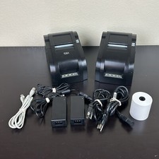 2 POS-X EVO Impact POS Receipt Printer - Both Power On With Issues