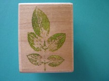 Rose Leaves RUBBER STAMPEDE Rubber Stamp