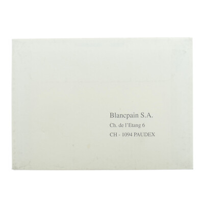 BLANCPAIN S.A. SERVICE ENVELOPE