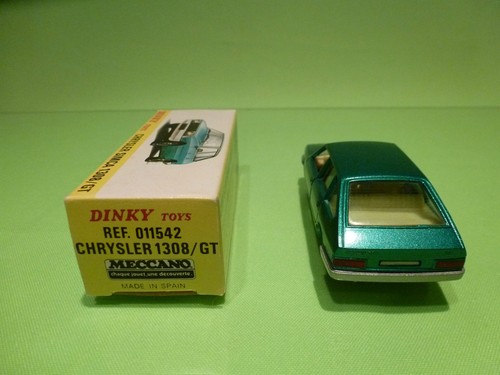 DINKY TOYS 1542 CHRYSLER SIMCA 1308 GT - RARE SELTEN - GOOD IN BOX - Picture 3 of 7