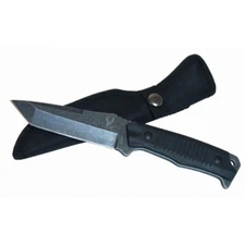 9" Bushcraft Tactical Combat Survival Fighting Knife w/ Nylon Sheath - Tanto