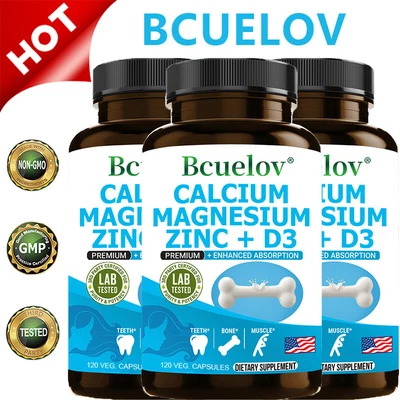 CALCIUM MAGNESIUM ZINK+ D3 – Unterstützt die normale Bewegungsfähigkeit - Bild 1 von 4