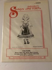 Seeley's Vintage Dollmaker's Pattern CP9002 Folk Outfit