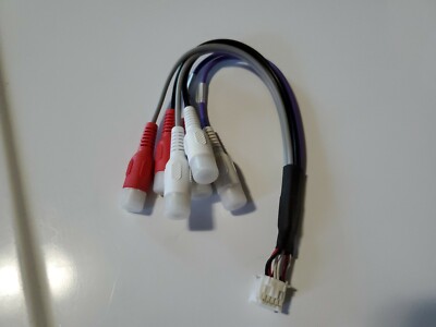 Pioneer Premier Avh-p6500dvd Rca Harness Subwoofer Front Rear Rca USA Shipping 