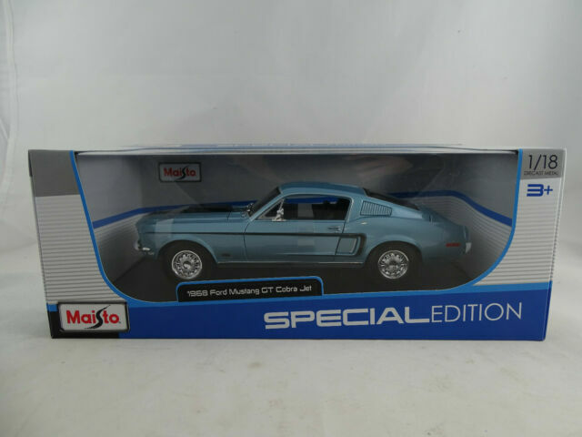 maisto 1968 ford mustang gt cobra jet