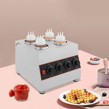 Countertop Electric Sauce Warmer Dispenser Sauce Heat Warmer Stainless Steel