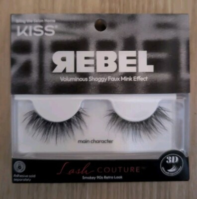 KISS Lash Couture Rebel Voluminous Shaggy Faux Mink Effect 3D Main Character