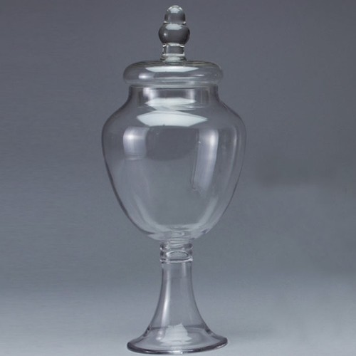 Small Tapered Glass Apothecary Candy Jar, 10-inch - Picture 4 of 7