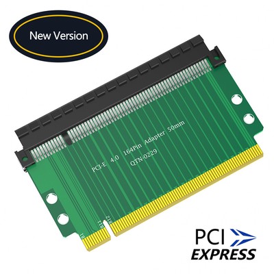16x Angle 4.0 Riser Computer Right PCI-E PCI-Express Card For 180 Degree Speed