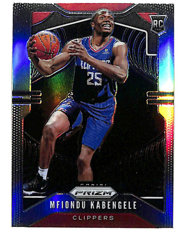 2019-20 Panini Prizm #271 Mfiondu Kabengele SILVER rookie card Clippers