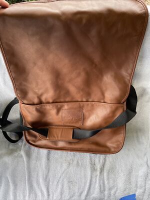 Vintage Coach 1996 Atlanta Olympic Games Brown Leather Messenger