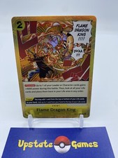 One Piece Card Game The Three Brothers ST13-017 Flame Dragon King Foil English