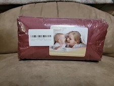 32 Pack Baby Washcloths - Luxury Burgundy Coral Fleece - Extra Absorbent 9x9