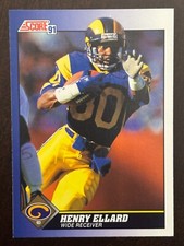 1991 Score #80 Henry Ellard Los Angeles Rams