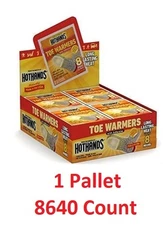 HotHands Toe Warmers 1 PALLET 8640 PAIRS (17.280) (Additional $500 Discount READ