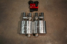 Valvetronic Designs 2.5 Single Inletdual Outlet Valved Mufflers Kit Universal