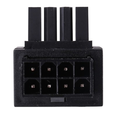 Desktop CPU 8Pin Power Adapter Main Board 8pin male to Female 90Degree Converter