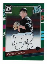 CARSON FULMER  2017 DONRUSS OPTIC RATED ROOKIES AQUA 91 RETRO RC AUTO #1/5