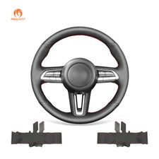MEWANT  Artificial Leather Steering Wheel Wrap for Mazda 3 CX-30 CX30 3 Axela