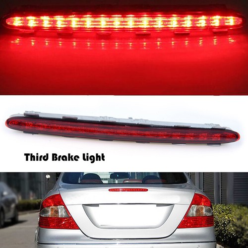 For 2003-09 Mercedes W209 C209 CLK Red Lens LED Trunk Lid Third Brake Light Bar - Foto 2 di 10