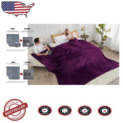 Massive 10'x10' Fleece Blanket - Anti-Static, Lightweight, and Outdoor Ready