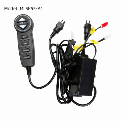 Power Recliner Lift Chair 6 Button Heat and Massage Remote with USB ...