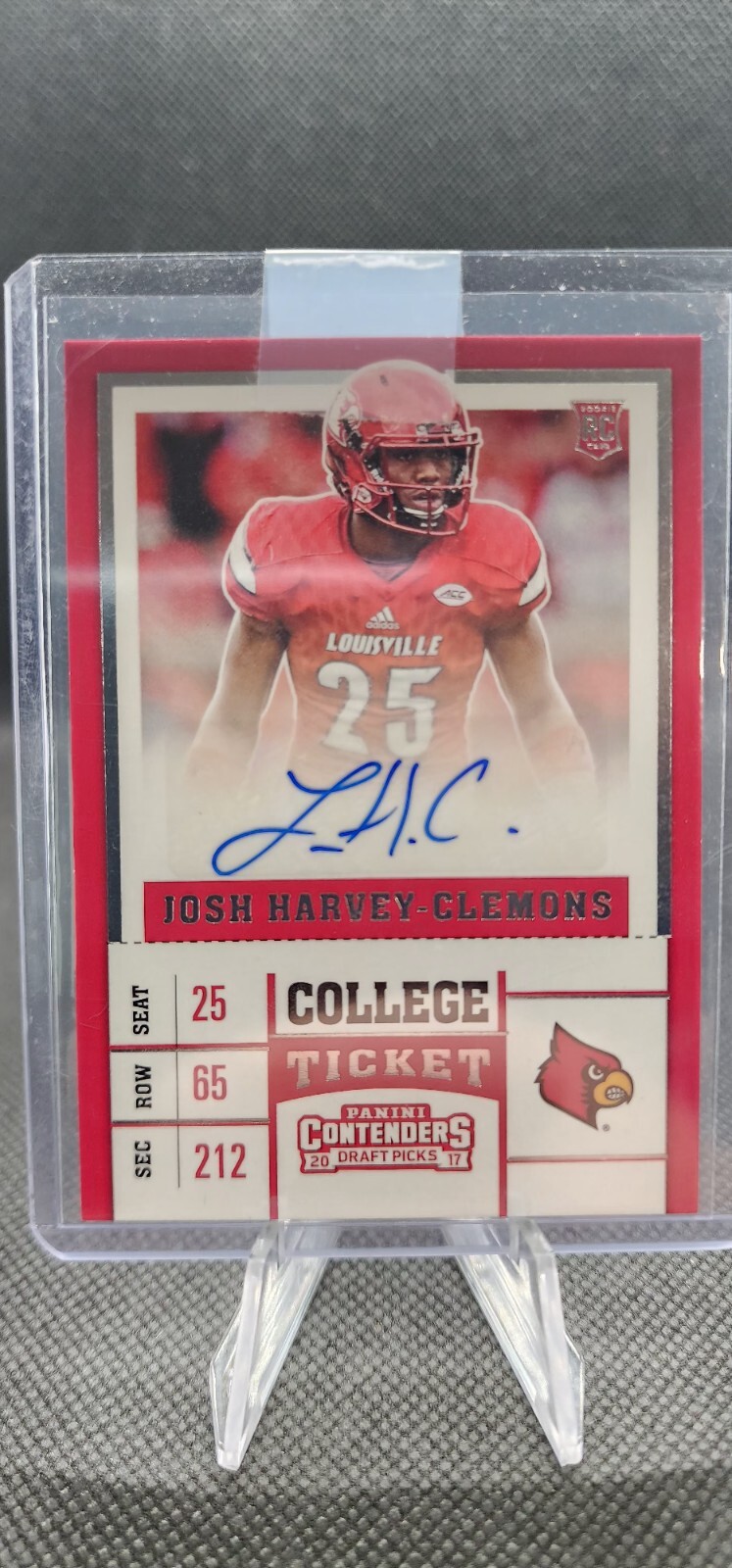 Josh Harvey-Clemons Panini Contenders Draft Picks #245 Base