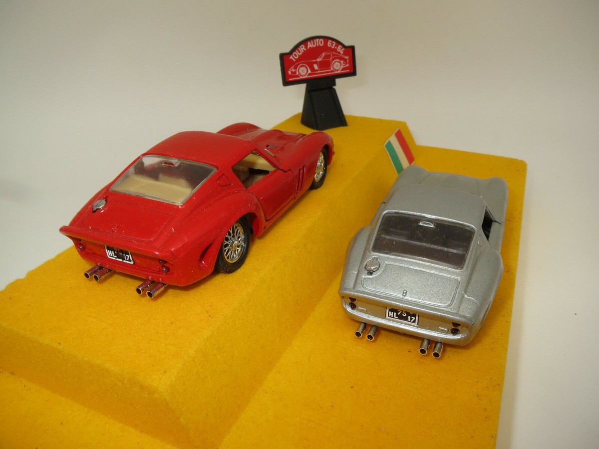 Modèle Réduit Solido Prestige Ferrari 250 GTO 'Tour Auto 63/64' - Échelle 1/43 Rouge Et Gris