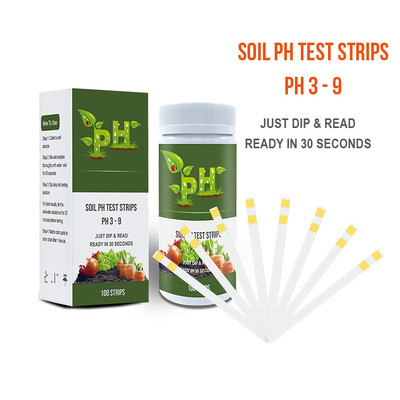 Merydi-100pcs Ph Test Strip,Soil Ph Test Strip