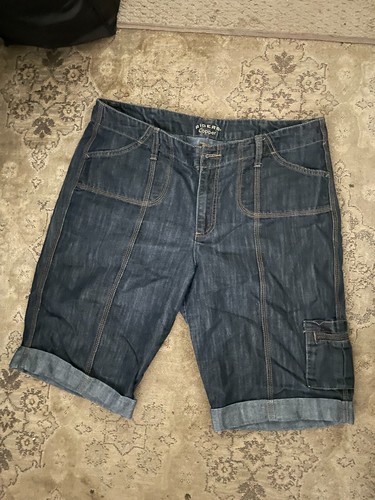 Riders Gr. 13-14 Damen Ladies Denim Bermuda Cargo Shorts