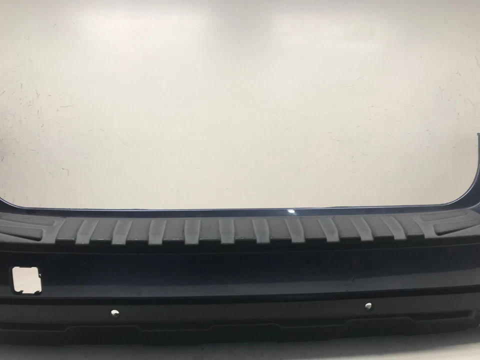 Rear Bumper Cover Blue Subaru Outback 2018 2019 w/Sensor Holes 57704AL18A OEM Foto 3 de 4