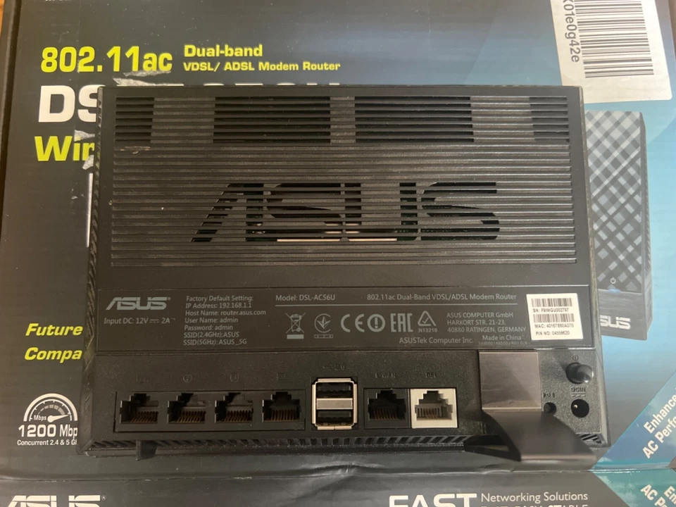 Asus DSL-AC56U Modem Router - VPN - Tomato etc. TOP - Bild 3 von 4