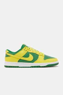 Nike Dunk Low Retro Reverse Brazil, Size (8M), DV0833 300, New/Damaged Box, DS