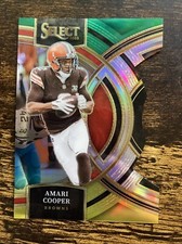 2023-24 Select NFL Amari Cooper Premier Green Red Yellow Die-Cut Browns NFL Sp