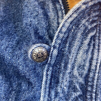 Vtg 80's Levi's Wms S Sherpa Lined Denim Jean Jacket 75409-4817