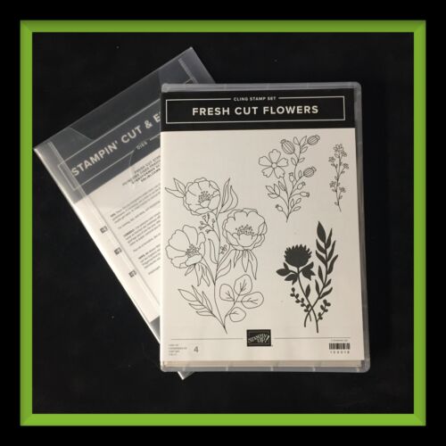 Stampin Up! FRESH CUT FLOWERS Stamps & FRESH CUT STEMS Dies ***NEW***