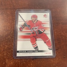 2019-20 Upper Deck SP Authentic Hockey Card #3 Dougie Hamilton Limited Red