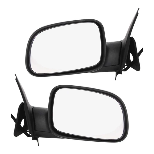 Set Of 2 Mirror Power Manual Fold For 99-04 Jeep Grand Cherokee Textured Black