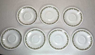 7 Vintage Corelle By Corning Ware Crazy Daisy 6.25