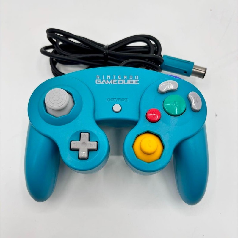 GC Controller Emerald Blue Gamecube Nintendo Game Cube Official JAPAN