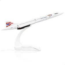 1/400 Concorde British Airways Airplane Model Pre-Build Diecast Aircraft