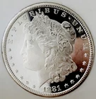 1881 S MORGAN KING CAMEO! 30+IN BLACK MIRRORS! UDM$UDM$ MOST EPIC DMPL NR #64728