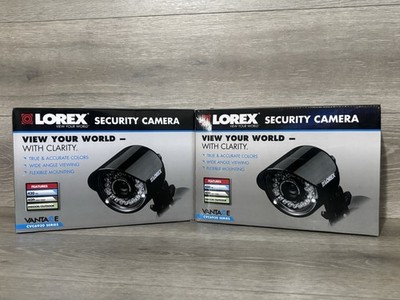 Lot of 2 LOREX Surveillance Cameras Model CVC6930 Series Black New In Sealed Box