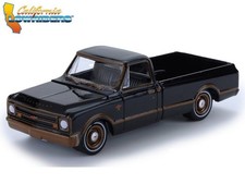 CHEVROLET C10 Pick Up - Lowrider - 1972 - black - Greenlight 1:64