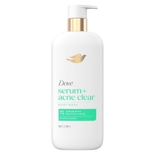 Dove Serum Body Wash Acne Clear with 1 Salicylic Acid 18.5 oz