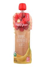 Happy Baby Organics Stage 2 Baby Food Pouches, Gluten Free, Vegan  Healthy Snac