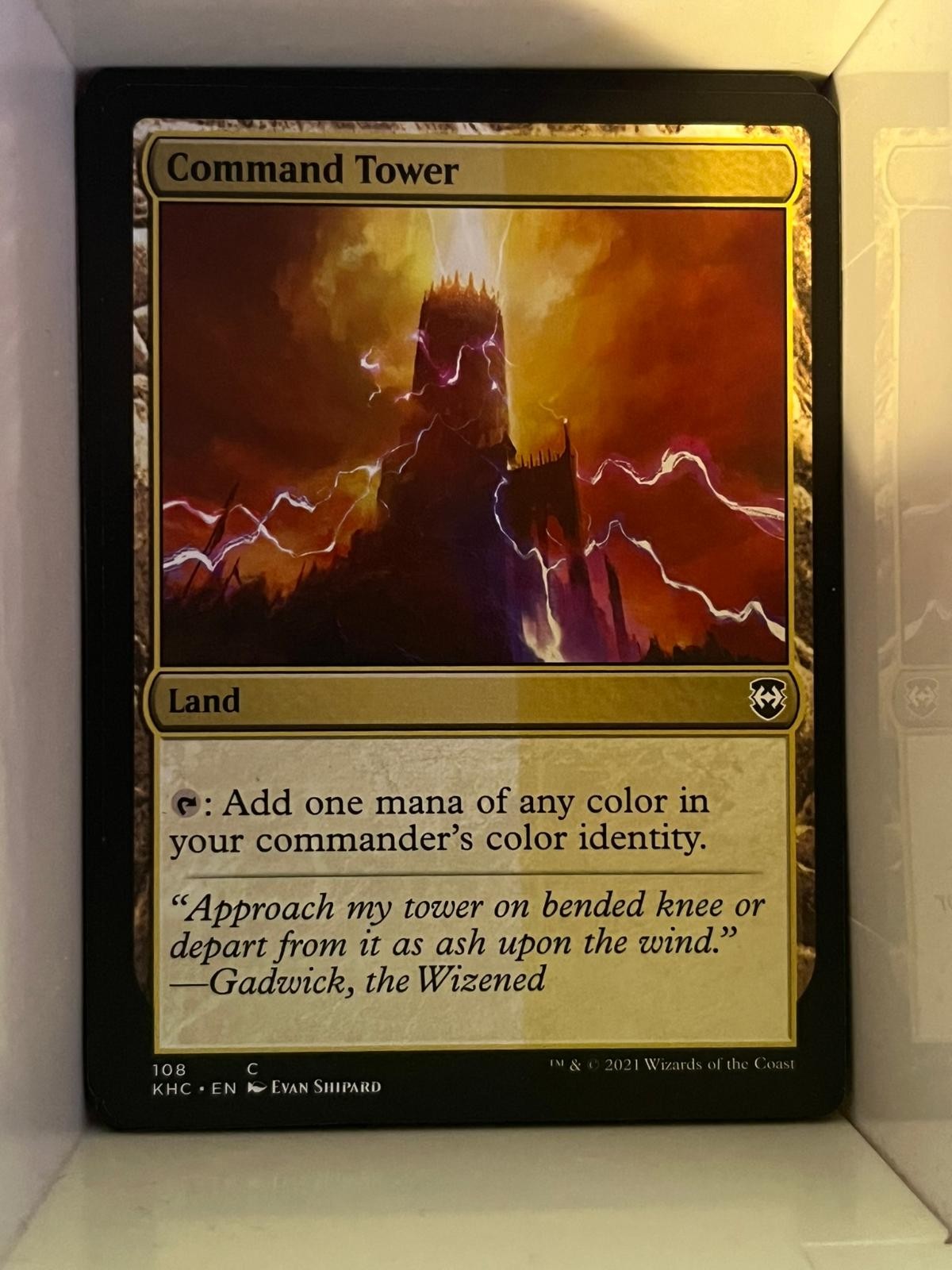 Command Tower 108 Common Commander: Kaldheim Magic: The Gathering NM