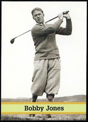 BOBBY JONES - 1993 FAX-PAX GOLF STARS Card #31 - AUGUSTA & MASTERS FOUNDER